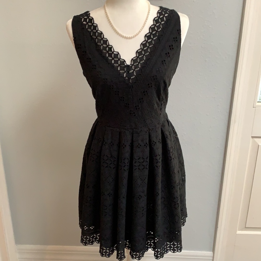 Ann Taylor LOFT Black Dress Sz 8